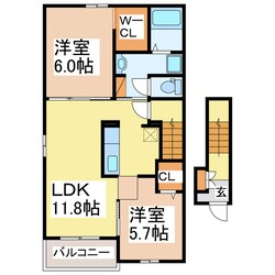 Villaハルの物件間取画像